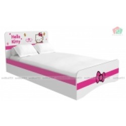 GIƯỜNG ĐƠN TRẺ EM GẤU POOH IN HELLO KITTY