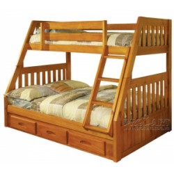 Giường 2 tầng Logen màu tự nhiên