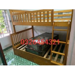 Giường 2 tầng - tầng 1 (1m4) tầng 2 (1m2)
