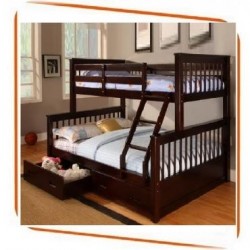 Giường 2 tầng Bella Espresso màu nâu