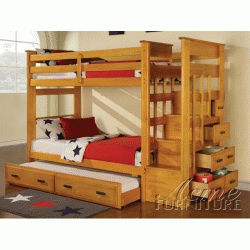 Giường 3 tầng ACME - Màu Mật Ong